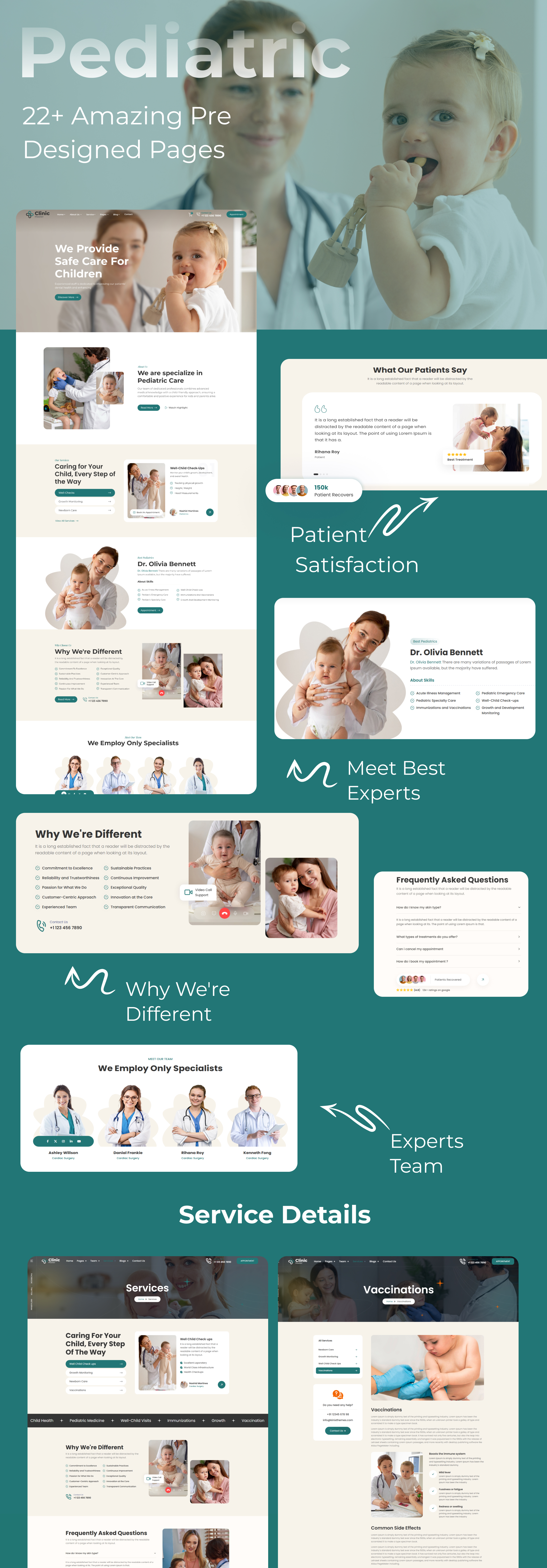 ClinicMaster - Pediatrics & Child Care Bootstrap Template - 3