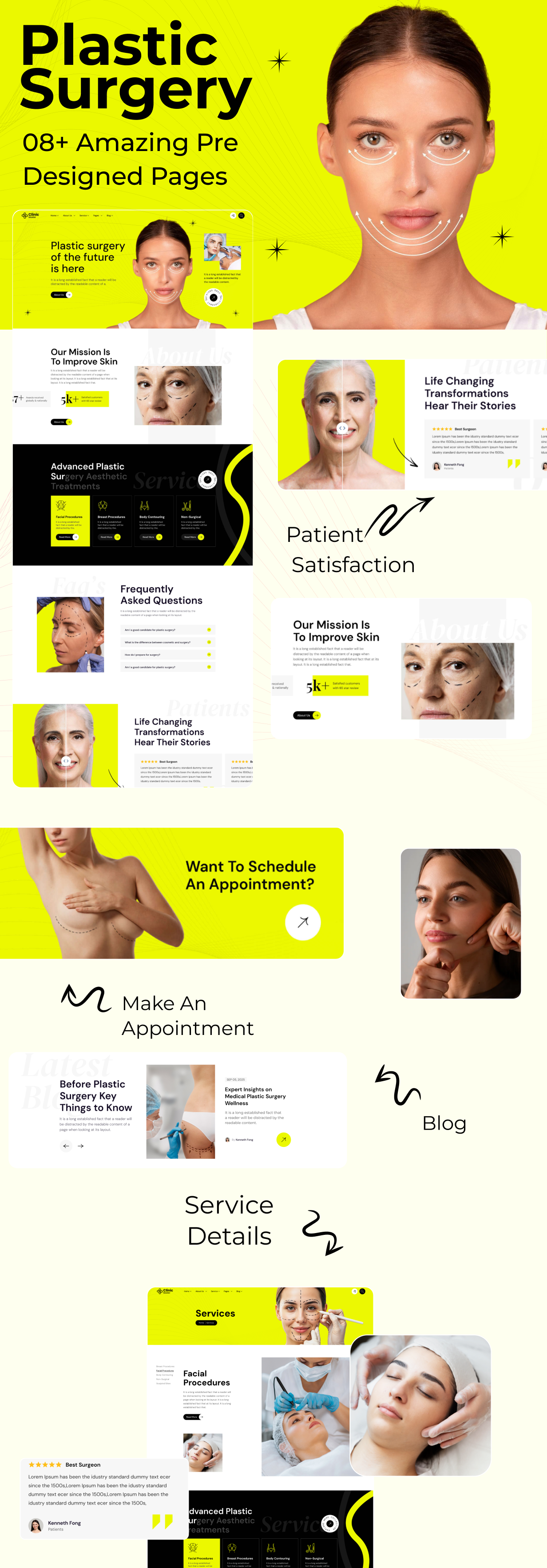 ClinicMaster - PlasticSurgery Bootstrap Template - 2