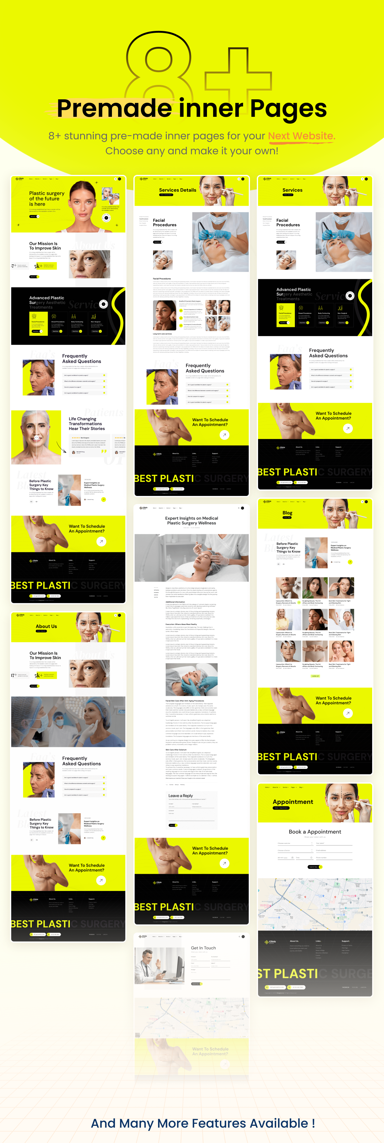 ClinicMaster - Cosmetic and Plastic Surgery Tailwind CSS Template - 3