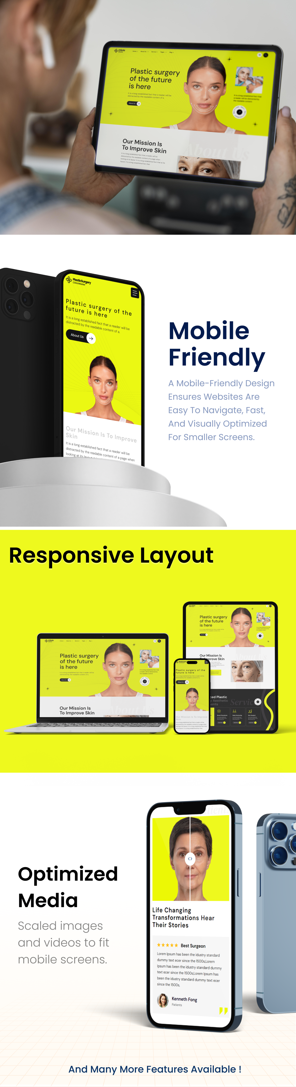 ClinicMaster - Cosmetic and Plastic Surgery Tailwind CSS Template - 4